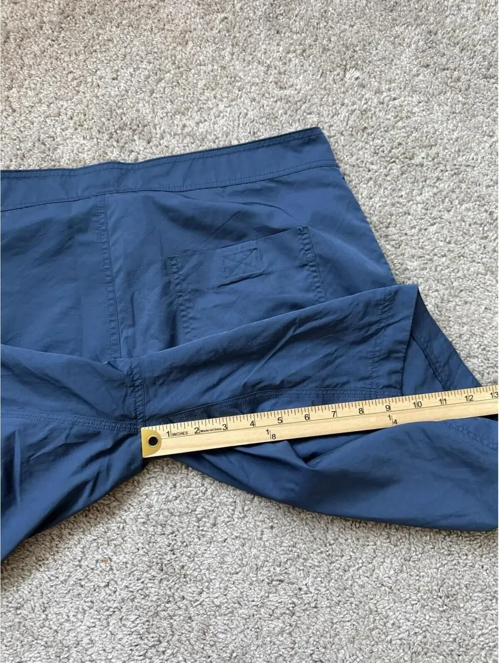 Robert Graham Men's Size Large Cargo Classic‎ Fit Swim Shorts Blue Board Shorts